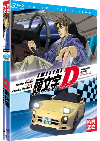 Initial D - Intégrale Third Stage (Le Film) + Extra Stage 1 (2 OAV) + Fourth Stage - Blu-ray