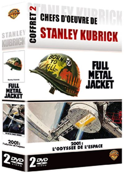 Chefs-d'oeuvre de Stanley Kubrick - Coffret 2 - Full Metal Jacket + 2001 : l'odyssée de l'espace - DVD