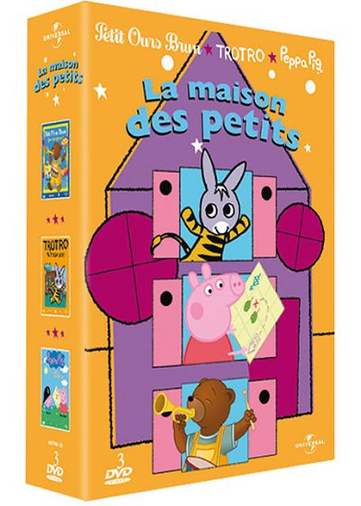 La Maison des petits - Coffret - Peppa Pig, la chasse au trésor + Petit Ours Brun fait des farces + Trotro fait son zoo - DVD