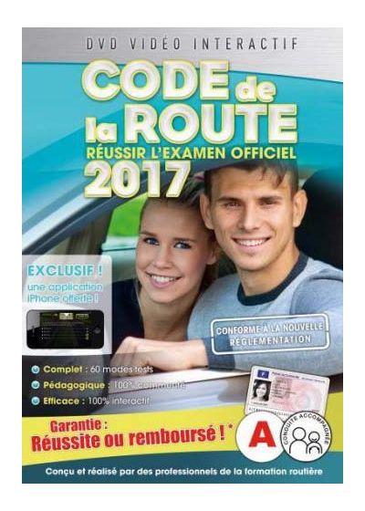 Code de la route 2017, réussir l'examen officiel (DVD Interactif) - DVD