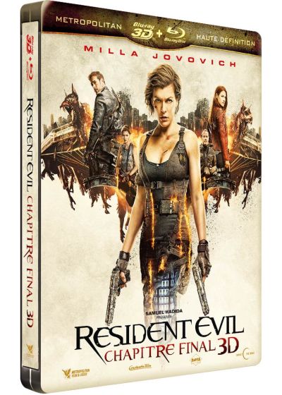 Resident Evil : Chapitre final (Blu-ray 3D + 2D - Édition boîtier SteelBook) - Blu-ray 3D