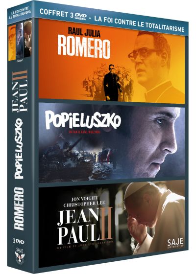 La Foi contre le totalitarisme - Coffret : Romero + Popieluszko + Jean-Paul II (Pack) - DVD