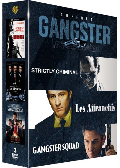 Coffret Gangster : Strictly Criminal + Les affranchis + Gangster Squad (Pack) - DVD