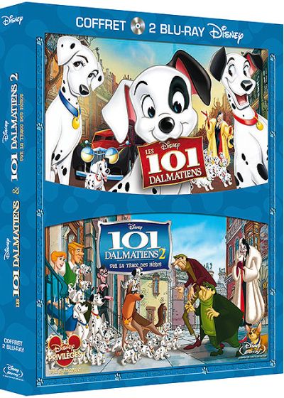 Les 101 dalmatiens + 101 dalmatiens 2 : sur la trace des héros - Blu-ray