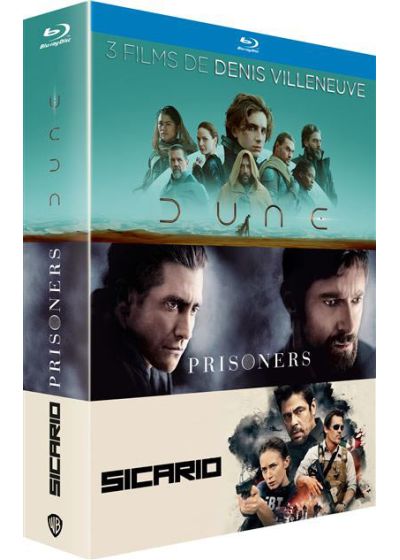 3 films de Denis Villeneuve : Dune + Prisoners + Sicario (Pack) - Blu-ray