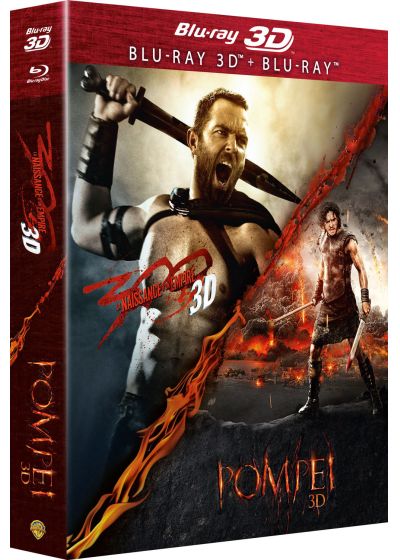 Pompei 3D + 300 : la naissance d'un empire 3D (Blu-ray 3D + Blu-ray 2D) - Blu-ray 3D