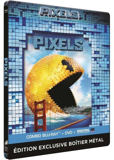 Pixels (Combo Blu-ray + DVD + Copie digitale - Édition boîtier SteelBook) - Blu-ray
