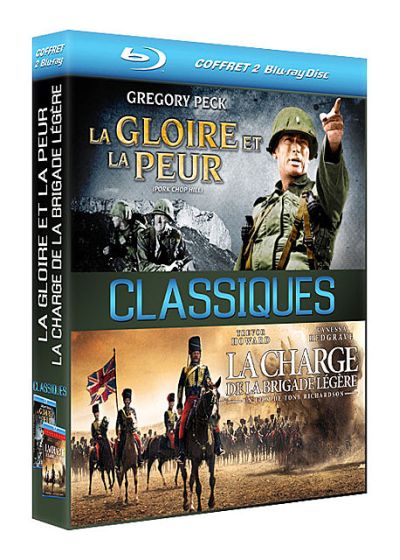 Coffret Classiques : La gloire et la peur + La charge de la brigade légère (Pack) - Blu-ray