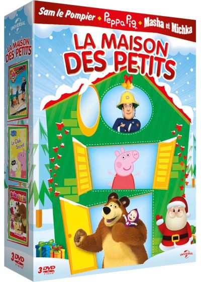 Maison des petits - Coffret : Sam est en vacances, Peppa Pig : Le club secret, Masha & Michka : Les rois du cirque (Pack) - DVD