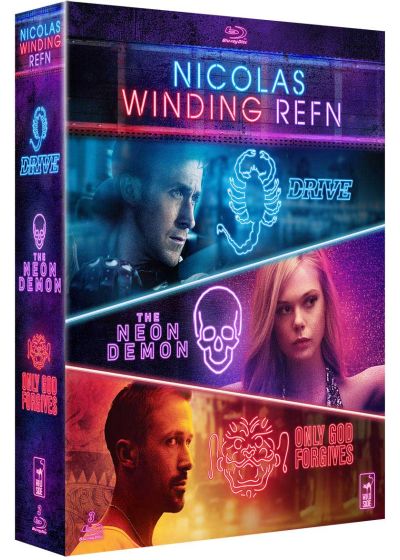 Nicolas Winding Refn : Drive + The Neon Demon + Only God Forgives (Pack) - Blu-ray