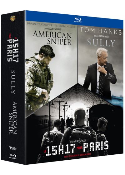 Clint Eastwood - Portraits de Héros - Le 15h17 pour Paris + Sully + American Sniper
