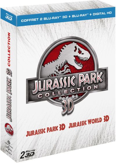 Jurassic Park 3D + Jurassic World 3D (Blu-ray 3D & 2D + Copie digitale) - Blu-ray 3D