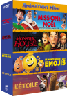 Coffret Animation 4 films : Mission : Noël + Monster House + Le Monde secret des Emojis + L'Étoile (Pack) - DVD