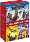 Les films Lego - L'intégrale 3 films : Lego Batman, le film + La Grande Aventure Lego + Lego Ninjago, le film - Blu-ray