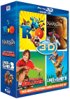 Coffret 3D active : Rio + L'âge de glace 3 + Le monde de Narnia 3 + Les voyages de Gulliver (Pack) - Blu-ray 3D