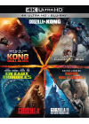 Godzilla + Godzilla : Roi des monstres + Kong : Skull Island + Godzilla vs Kong + Rampage - Hors de contrôle + En eaux troubles + Pacific Rim (4K Ultra HD + Blu-ray) - 4K UHD