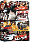 Grosses cylindrées - Coffret 4 films : Fast Drive + Born to Ride + Drive or Die + Street Racer (Pack) - DVD