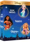 Vaiana, la légende du bout du monde + Raiponce + La Reine des neiges (Pack) - DVD