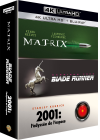 Coffret 3 films : Matrix + Blade Runner + 2001 : l'odyssée de l'espace (4K Ultra HD + Blu-ray) - 4K UHD