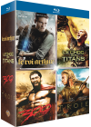 Coffret Guerriers de légende : Le Roi Arthur + Troie + 300 + Le Choc des Titans (Pack) - Blu-ray