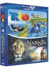 Rio + Le monde de Narnia - Chapitre 3 : L'odyssée du Passeur d'Aurore (Pack) - Blu-ray 3D