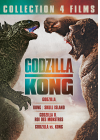 MonsterVerse (Godzilla/Kong) - Collection 4 films : Godzilla + Godzilla : Roi des monstres + Kong : Skull Island + Godzilla vs Kong (Pack) - DVD