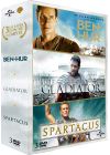 3 esclaves contre un empire - Coffret : Ben-Hur + Gladiator + Spartacus (Pack) - DVD