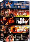 Action aventure - Coffret 5 films n° 2 : Dans les griffes du Tigre + L'empreinte du Tigre + Pit Fighter + Red Scorpion + Ring of Steel (Pack) - DVD