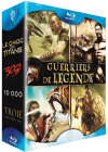 Coffret guerriers de légende - Le choc des titans + 300 + 10 000 + Troie (Pack) - Blu-ray
