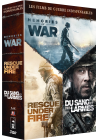 Coffret Guerre : Rescue Under Fire + Memories of War + Du sang et des larmes (Pack) - DVD