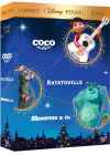 Coffret Disney Pixar 3 DVD : Coco + Ratatouille + Monstres & Cie (Pack) - DVD
