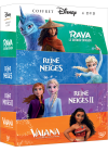 La Reine des neiges + La Reine des neiges 2 + Raya et le dernier dragon + Vaiana, la légende du bout du monde (Pack) - DVD