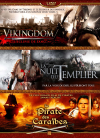 Vikingdom - L'eclipse de sang + La Nuit du Templier + Le Pirate des Caraïbes (Pack) - DVD