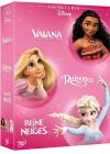 Vaiana, la légende du bout du monde + Raiponce + La Reine des neiges (Pack) - DVD