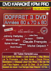 DVD Karaoké KPM Pro - Coffret 3 DVD : Années 60 & 70 & 80 (Pack) - DVD