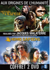 Aux origines de l'humanité - Coffret - L'odyssée de l'espèce + Homo Sapiens - DVD