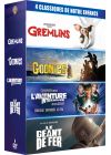 4 classiques de notre enfance - Coffret : Gremlins + Les Goonies + L'Aventure intérieure + Le Géant de fer (Pack) - DVD
