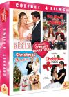 4 Comédies romantiques : Le Noël de Belle + Un Noël qui a du chien + Christmas Wedding + A Christmas Kiss (Pack) - DVD