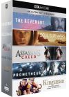 Meilleur de la 4K : The Revenant + Seul sur Mars + Assassin's Creed + Prometheus + Kingsman : Services secrets (4K Ultra HD + Blu-ray + Digital HD) - 4K UHD