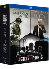 Clint Eastwood - Portraits de Héros - Le 15h17 pour Paris + Sully + American Sniper (Pack) - Blu-ray